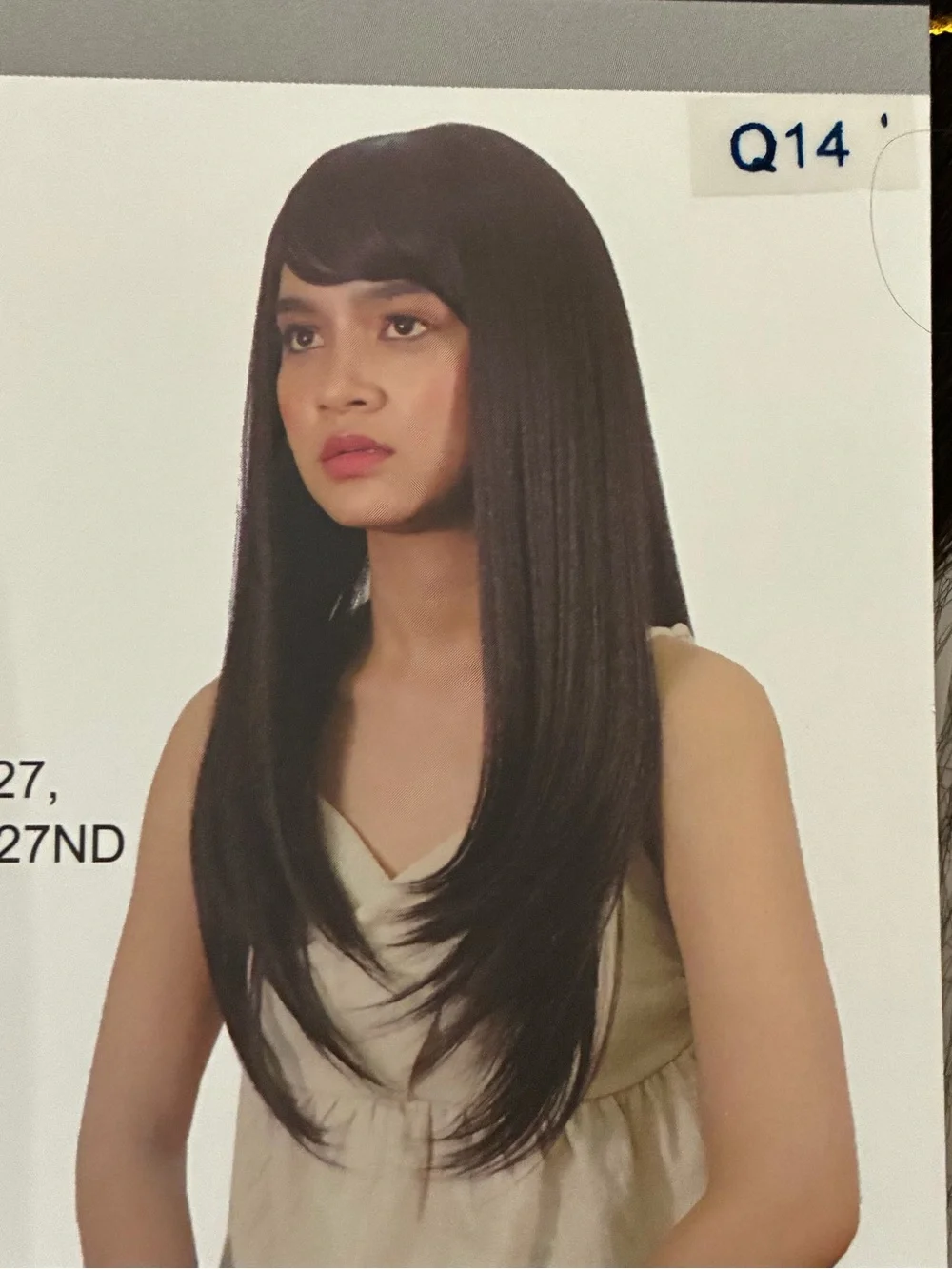 Signature Indri-1 Black Human Hair Wig in Brunette F427